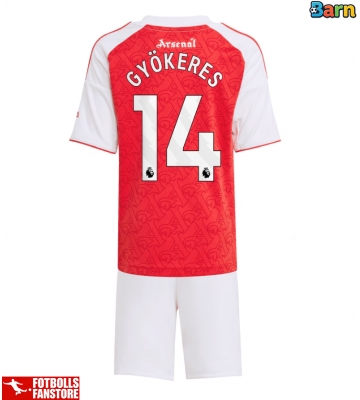 Arsenal Viktor Gyokeres #14 Hemmatröja Barn 2025-26 Kortärmad (+ Korta byxor)